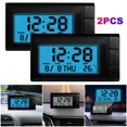 thumbnail image 1 of Calendario Digital Automático Pantalla LCD Reloj para Piezas Vehículos () Azul, 1 of 5