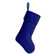 thumbnail image 2 of QAQuu Christmas Stockings, 19.7" Traditional Velvet Christmas Stocking, Classic Xmas Stockings for Family New Year Christmas Tree Fireplace Mantel Stairs Holiday Party Decor, Blue, 2 of 5