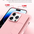thumbnail image 4 of Dteck for iPhone 13 Case, Hybrid TPU Bumper PC Back with Leather Texture Shockproof Rugged Case with Wristlet Band for iPhone 13,Blue, 4 of 7