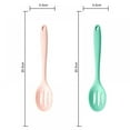 thumbnail image 2 of 2Pcs Silicone Nonstick Slotted Spoons,High Heat Resistant, Hygienic Design Cooking Baking Spoons Set for Cooking Stirring, Mixing and Serving, 2 of 8