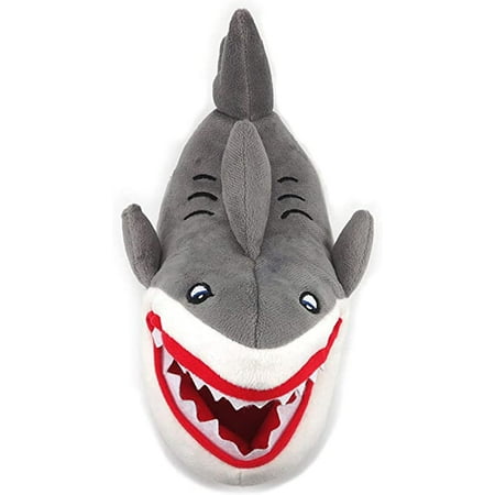 

Wonder Nation Childrens Ankle Biter Shark Slippers Grey Size 4/5 New