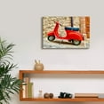 thumbnail image 6 of Epic Graffiti 'Vespa Rossa' by IMB, Canvas Wall Art, 18"x12", 6 of 8