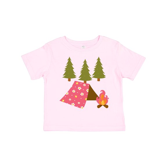 Inktastic Summer Camp Girls Camping Girls Toddler T-Shirt