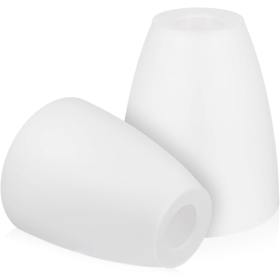 2PCS Plastic Lamp Shade Replacement for Floor Lamp, Replacement White Lamp Shade Cover for Chandelier, Pendant Light, Wall Sconces Series (30mm Opening)$$Tools & Hardware Other