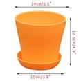 thumbnail image 4 of 3 Pcs Pot Ouvert Résine Pp Balcon Plante Verte Jardinage Pot Long Taille Haute, 4 of 5