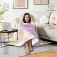 thumbnail image 4 of Watercolor Floral Horse Wearable Blanket Hoodies for Women Men Adults Horse Lovers Soft Cozy Beautiful Wildflower Horses Hooded Blankets for Bed Sofa Decor Birthday Gifts 50x60 Inch, 4 of 5