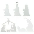 thumbnail image 2 of White Silhouette Nativity Yard Set - 7 Pc, 2 of 3