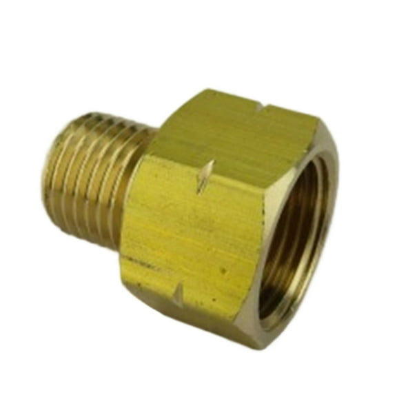 YIEMEEN Practical Copper Gas Stove Connectors 3/8Inch 1/4Inch Left Hand Thread Adapters Convenient for Outdoor Cooking
