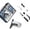 White, variant on 7829 Portable Electric Vacuum Cleaner Quiet Motor Window Cleaning Device Cleaning Tool Plastic Texture for Window Glass