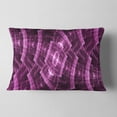 thumbnail image 2 of Designart Purple Metal Protective Grids - Abstract Throw Pillow - 12x20, 2 of 5