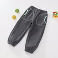 thumbnail image 4 of Povozer Toddler Baby Boys Girls Sweatpants Elastic Waist Bottom Pants(Green,18-24 Months), 4 of 6