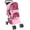 Pink, variant on VIVO Four Wheel Pet Stroller / Cat & Dog Foldable Carrier Strolling Cart Black