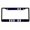 black/blue/silver, variant on Blue Lives Matter USA Flag Style Heavy Duty Metal License Plate Frame Personalised/Car Accessories Car Tag Holder Cover (Black/Blue/Silver)