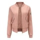 thumbnail image 2 of Presagio Botón de sudadera Cremallera delgada Chaqueta de bombardero de manga larga Abrigo de terciopelo cálido Fridja  po1721, 2 of 8