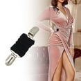 thumbnail image 2 of Knit Cardigan Clip Shawl Wrap Fastener Elastic Ruffled Shoulder Accessory Fashionable Secure, 2 of 8