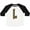 Baseball White and Black, variant on Leopard Print Letter L Boys or Girls Toddler T-Shirt
