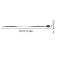 thumbnail image 2 of WRITWAA Black Silicone Gardening Ties Flexible Wire for Outdoor Plant Support, 20 Pieces Plant Ties, 2 of 8