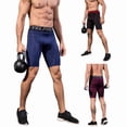 thumbnail image 5 of Maxcozy Men's Compression Shorts Quick-drying Elastic Tight Sport Short Pants, 5 of 5
