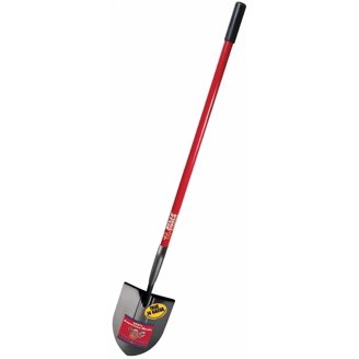 Free Shipping! Bully Tools 82520 14-Gauge Square Point Shovel with