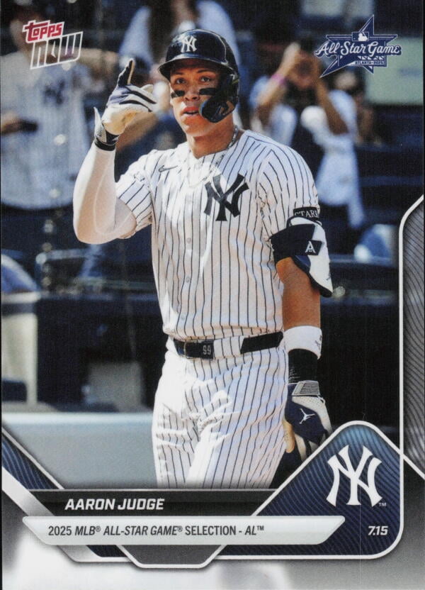 MLB New York Yankees 2022 Topps Now Aaron Judge Exclusive Trading