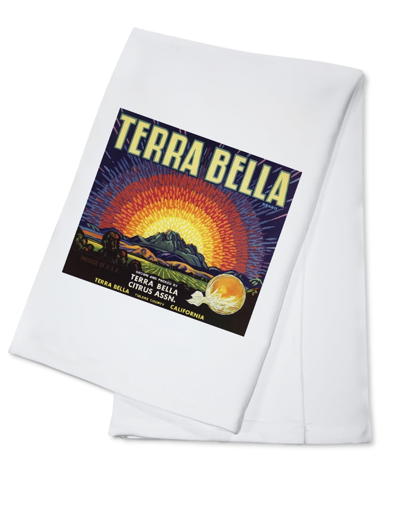 Terra Bella Brand Terra Bella, California Citrus Crate Label (100