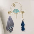 thumbnail image 4 of OUNONA Colgador De Pared Para Llaves Y Abrigos Con Gancho De Hoja En Acero Resistente, 4 of 6