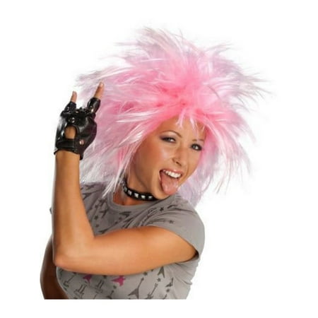 Halloween Funky Punk Pink Wig