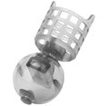 thumbnail image 3 of 4Pcs PE Plastic Portable Fishing Feeder Lure Bait Cage Tackle Accessories with WeightS, 3 of 4