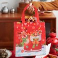 thumbnail image 4 of Christmas Handle Gift Bag Perfect for Wrapping and Shopping Christmas Party Supplies 12 Pcs Red Large, 4 of 7