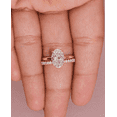 thumbnail image 3 of ESTE ORIGIN 2.00Ct Oval Cut Lab-Grown Diamond Solitaire Engagement Ring – Hidden Halo, 4 Claw Setting in 14K Yellow Gold for Women, 3 of 8