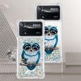 thumbnail image 6 of Phone Case for Xiaomi Poco X4 Pro 5G,Crystal Bling Quicksand Effect TPU Bumper Case with Four Corners Drop Protection Cover for Xiaomi Poco X4 Pro 5G,YBDT Owl, 6 of 12