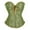 Green, variant on Fashion Corset Womens Faux Leather Steampunk Corsets Bustier Top