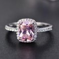 thumbnail image 1 of Classic Geometric Square Diamond Hand Jewelry Multi-color Gem Rings, 1 of 3