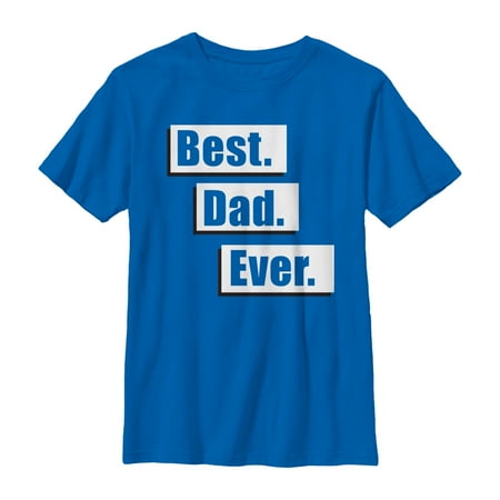 Boys' Father's Day Best Dad Ever Fact T-Shirt (The Best Facts Ever)