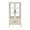 Antique White, variant on Jopath Display Cabinet with Glass Doors, Curio Glass Wine Cabinet with Adjustable Glass Shelves and Drawer Cabinet Sideboard With Bulb Included for Home Decor and Organization Dark Cherry