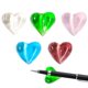 thumbnail image 1 of Soporte para palillos y bolígrafos con forma de corazón, soporte creativo para palillos, cuchara, tenedor, estante para cuchillos, decoraciones de mesa, 5 uds., 1 of 5