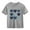 Gray, variant on Girls Purple Heart T-Shirt, Soft Cotton Short Sleeve Crewneck Tee with Denim Graphic Print, Casual Top for Kids 3-10 Years,Size 9 T