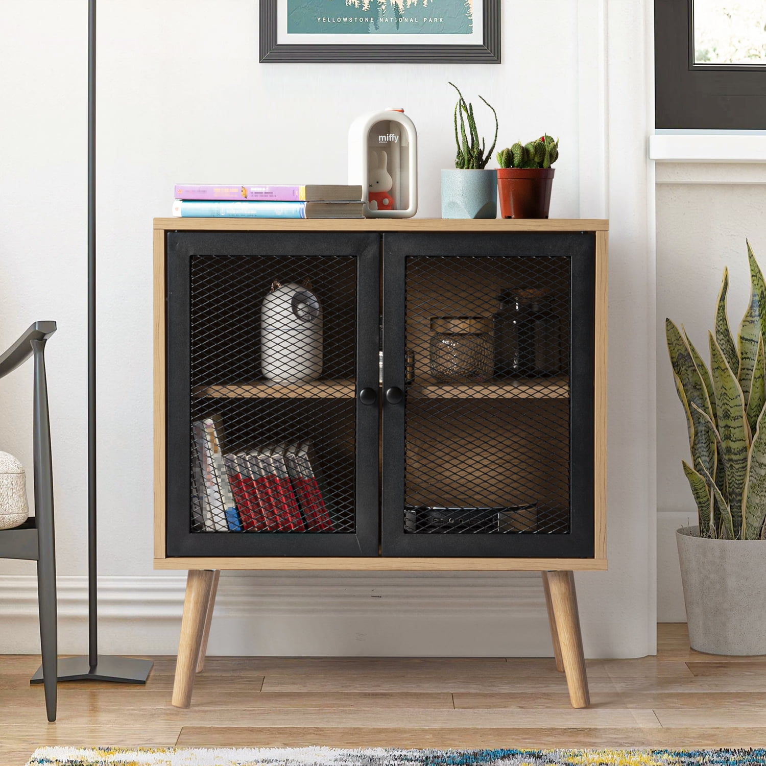 Kadyn Wooden Buffet Cabinet with 2 Doors , Entryway Accent Cabinet, Storage Cabinet for Living Room, Bedroom, Dining Room, Rustic Brown Kadyn Wooden Buffet Cabinet with 2 Doors , Entryway Accent Cabinet, Storage Cabinet for Living Room, Bedroom, Dining Room, Rustic Brown