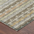 thumbnail image 3 of Addison Rugs Chantille Indoor/Outdoor Transitional Damask Chocolate Machine Washable Round Rug, 8' x 8', 3 of 8