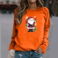 thumbnail image 2 of Ichuanyi Womens Fall Tops, Christmas Fashion Women's Casual Long Sleeve Printed Ladies Sweatshirts Tops, 2 of 5