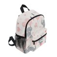 thumbnail image 2 of FORMRS School Backpack with Front Zippered Pocket 12" Elementary Student Travel Daypack, Cute Elephant, 2 of 6