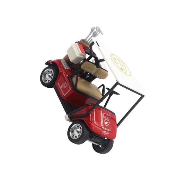 Ruiboury Golfcart Pullback Vehicle Innovative Mini Golfcart Model Promoting Hands On Learning Through Play For Children Seat Red 10x5.2x6.7cm