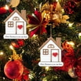 thumbnail image 2 of Chmadoxn Christmas Decorations Xmas Tree Decor Christmas Painted Snowman Wooden Pendant Christmas Tree Decorations Log Cabin Accessories Christmas Tree Ornaments Gifts for Xmas Wedding Holiday, 2 of 5