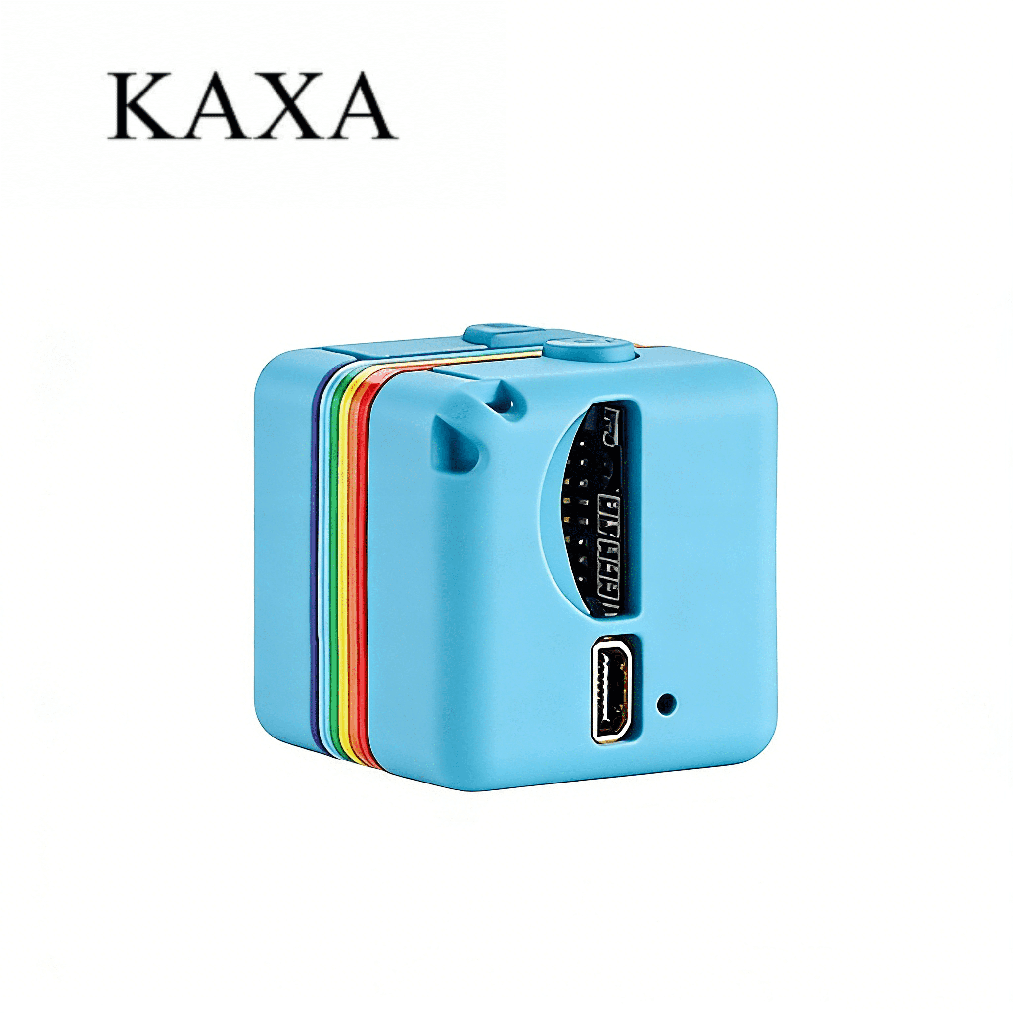 KAXA Video Camera - Mini Action Camera with HD Recording, Compact Design & Mounting Accessories