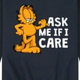 thumbnail image 3 of Garfield - Ask Me If I Care - Men's Crew Neck Fleece Pullover, 3 of 5