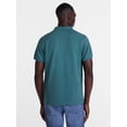 thumbnail image 3 of George Men's and Big & Tall Men's Pique Polo Shirt with Short Sleeves, Sizes XS-5XL, LT-3XLT, 3 of 5