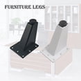 thumbnail image 2 of Lishi Adjustable Aluminum Alloy Table Legs - Set of 4, 80mm Height, 2 of 5