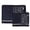 Navy With Rose Gold Embroidery, variant on Tallit and Tefillin Bag Set for Jewish Prayer Shawl Zippered Velvet Bags with Plastic Protection Cover (Navy)