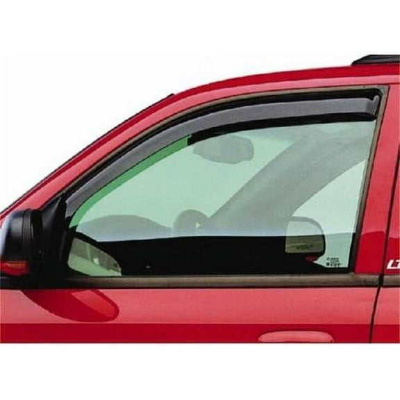 Egr 99-13 F250/F350/F450/F550/00-06 Excursion 2-Piece In Channel Slimline Windowvisors, Dark Smoke