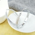 thumbnail image 4 of pitrice Round Hoop Earrings for Women Girls Matte Alloy Statement Earrings Wedding Party Jewelry Gift, 4 of 7